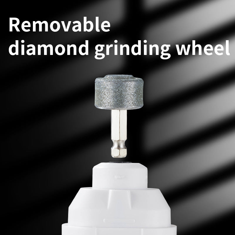 6-Speed Electric Pet Nail Grinder with LED Light - Quiet Rechargeable Claw File for Dogs, Cats and Rabbits