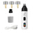 Dust-Free Pet Nail Grinder with LED Light - USB Rechargeable 2-Speed Quiet Claw Trimmer for Cats and Dogs