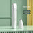 Rechargeable Dog and Cat Hair Clipper Kit in Mint Green or White - Quiet Cordless Trimmer with 4 Guide Combs, Oil and Cleaning Brush