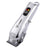 Professional Rechargeable Dog and Cat Hair Clipper in Silver - Quiet USB Trimmer with 4 Guide Combs, Oil and Cleaning Brush