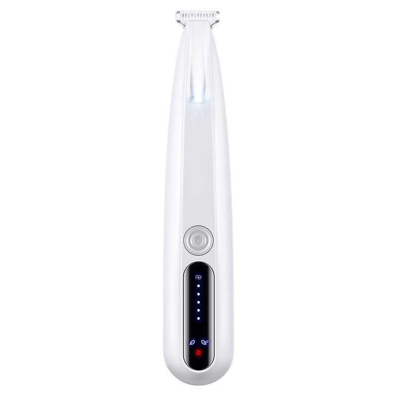 Waterproof Mini Pet Paw Hair Shaver for Dogs and Cats - Compact Local Trimmer with Oil Bottle and Spare Blade Option
