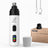 USB Rechargeable Pet Nail Grinder with LED Light and 3 Grit Sanding Bands - Quiet Claw Trimmer for Cats and Dogs
