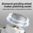 LED Pet Nail Grinder - USB Rechargeable Silent Claw Polisher for Dogs and Cats in White or Black
