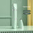 Rechargeable Dog and Cat Hair Clipper Kit in Mint Green or White - Quiet Cordless Trimmer with 4 Guide Combs, Oil and Cleaning Brush