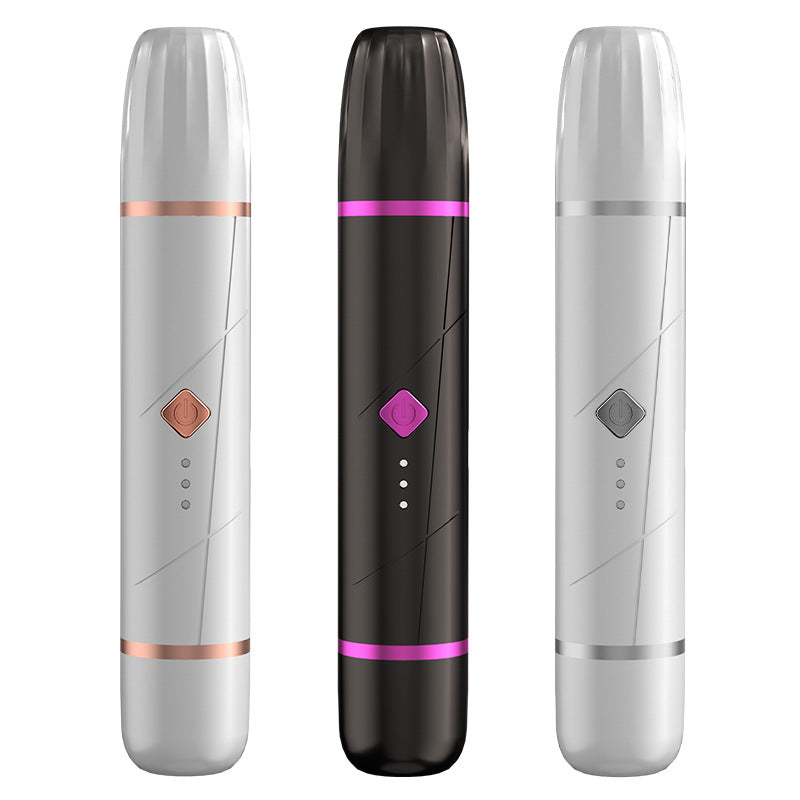2-in-1 Rechargeable Pet Hair Trimmer and Nail Grinder with LED Light - Cordless Grooming Tool for Dogs and Cats in Rose Gold, Silver or Black