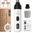 2-Speed Electric Dog Nail Grinder with LED Light - Rechargeable Quiet Pet Claw Trimmer with Spare Grinding Heads for Dogs and Cats