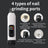 6-Speed Electric Pet Nail Grinder with LED Light - Quiet Rechargeable Claw File for Dogs, Cats and Rabbits