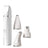 4-in-1 Rechargeable Pet Hair Clipper and Paw Trimmer Kit - Quiet Cordless Grooming Set with Nail Grinder for Dogs and Cats