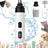 USB Rechargeable Pet Nail Grinder with LED Light and 3 Grit Sanding Bands - Quiet Claw Trimmer for Cats and Dogs