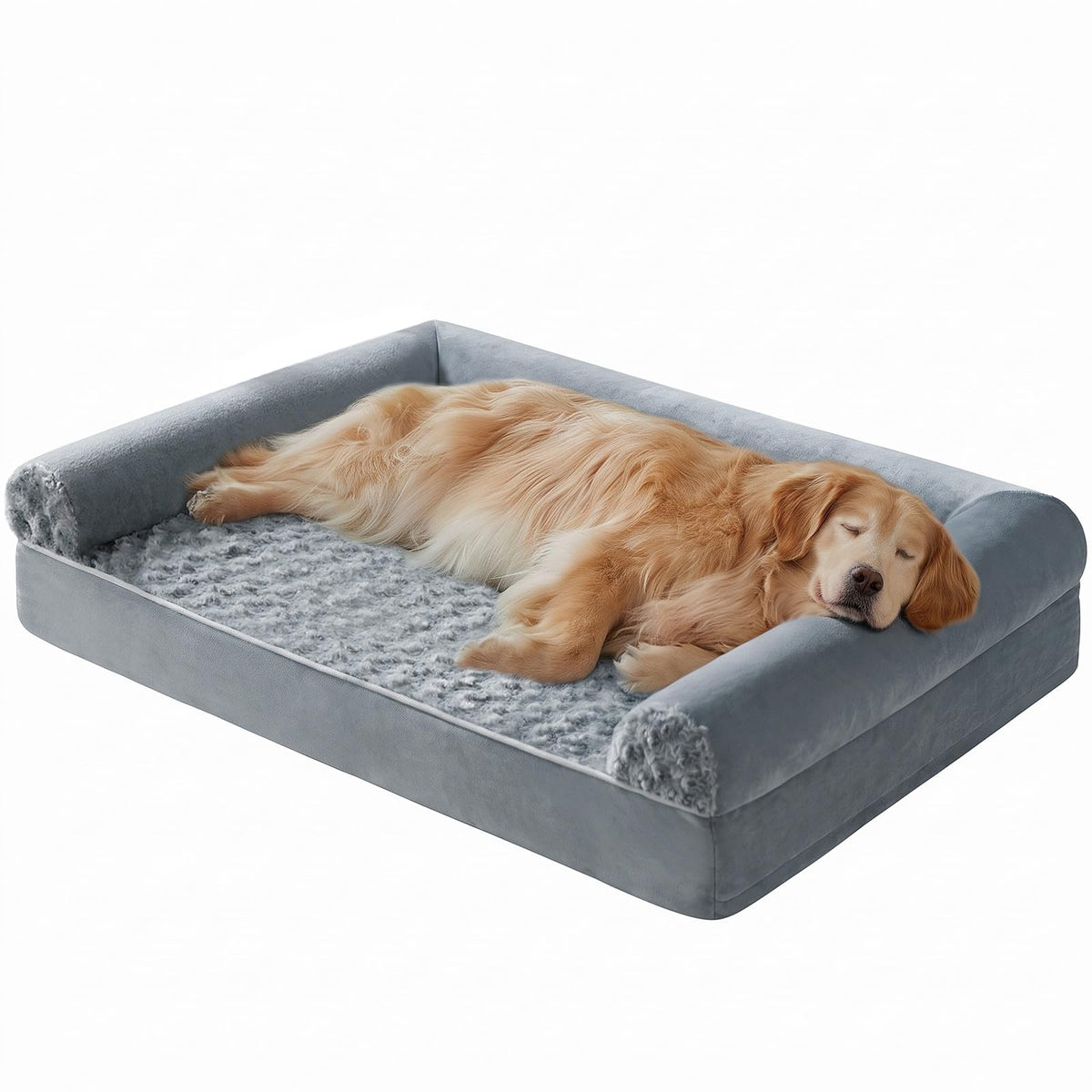 BFPETHOME Orthopedic Washable Large Dog Bed for Senior Dog Comfy Sleep