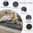 BFPETHOME Orthopedic Washable Human Dog Bed for Adult & Dog Cozy Sleep