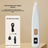 Dog and Cat Paw Hair Trimmer with LED Display - Rechargeable Quiet Clipper with Wide or Narrow Blade for Paws, Face and Ears