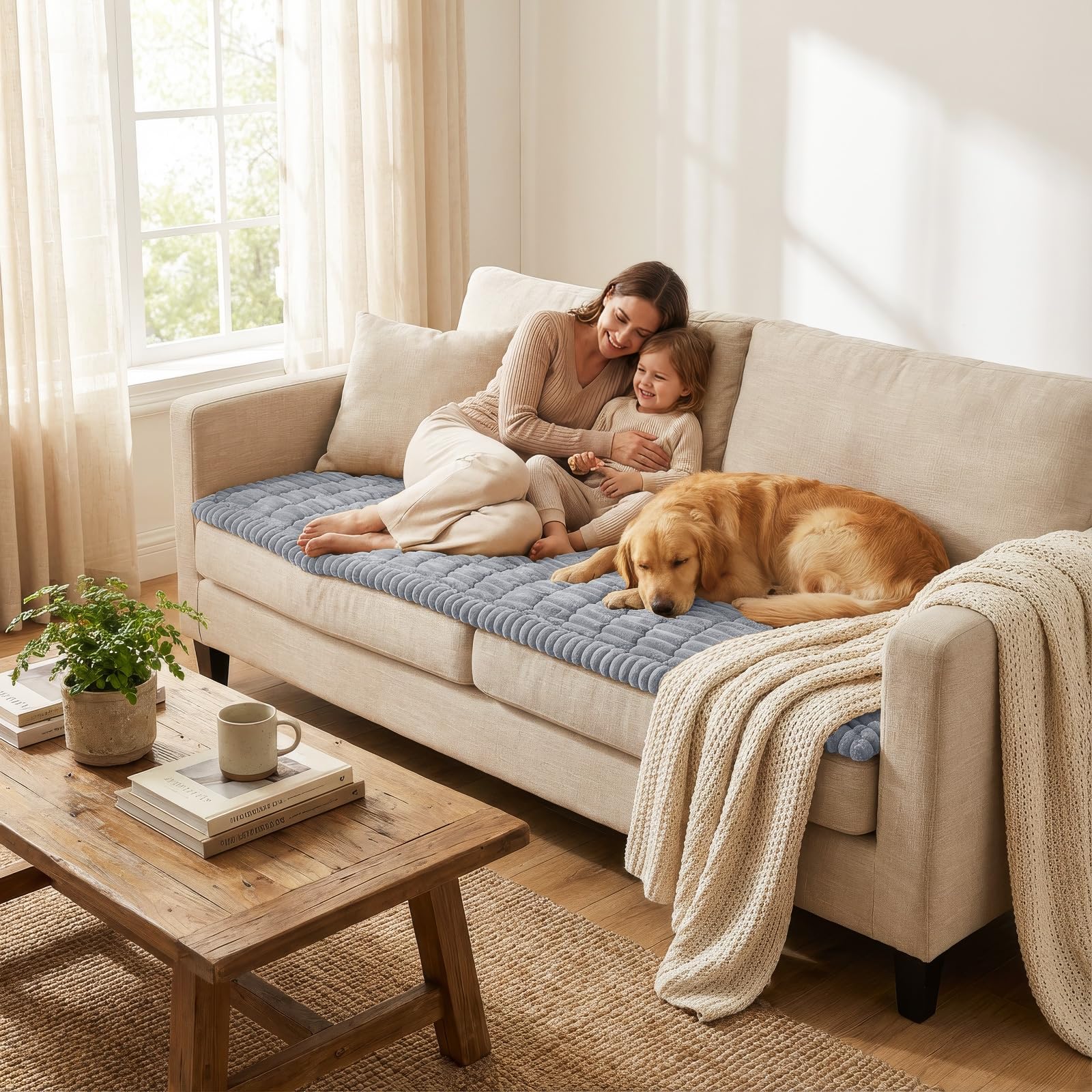 Couch Cover for Dogs, Non Slip Washable Sofa Protector for Pets