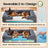 Orthopedic Extra Large Dog Bed Couch, Memory Foam, 45×33Inch (Gray)