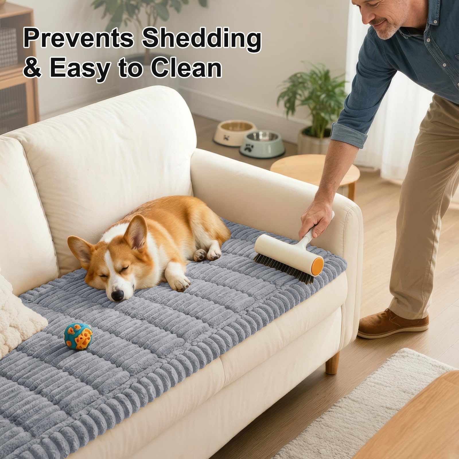 Couch Cover for Dogs, Non Slip Washable Sofa Protector for Pets
