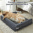BFPETHOME Orthopedic Washable Large Dog Bed for Senior Dog Comfy Sleep