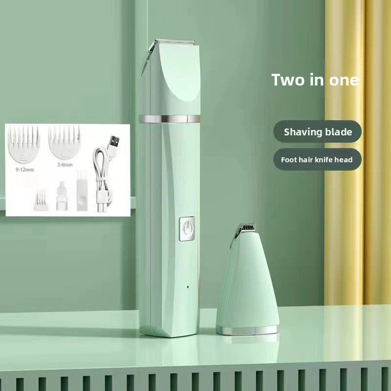 4-in-1 Cordless Pet Clipper and Nail Grinder - Quiet Rechargeable Trimmer for Dogs and Cats