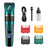 Waterproof Pet Hair Clipper in Black or Blue - Quiet Rechargeable Trimmer with Guide Combs for Dogs and Cats