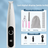 Dog and Cat Paw Hair Trimmer with LED Display - Rechargeable Quiet Clipper with Wide or Narrow Blade for Paws, Face and Ears