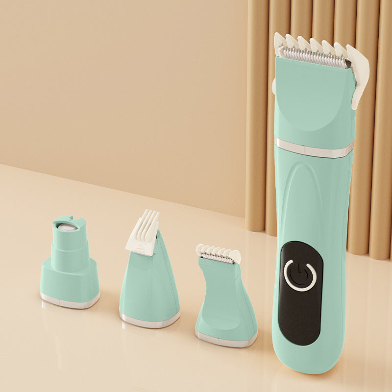 4-in-1 Cordless Pet Clipper and Nail Grinder - Quiet Rechargeable Trimmer for Dogs and Cats