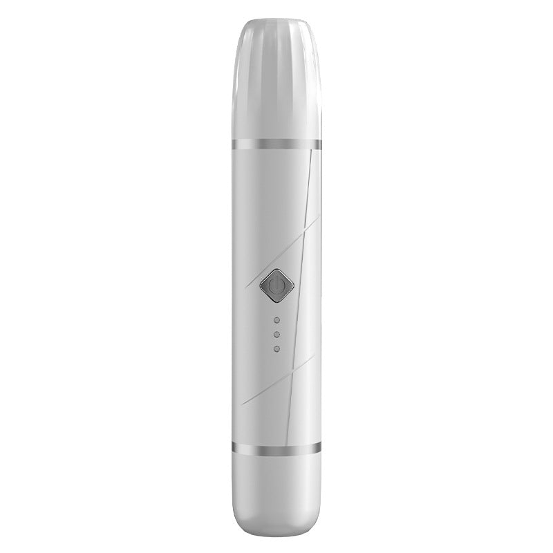2-in-1 Rechargeable Pet Hair Trimmer and Nail Grinder with LED Light - Cordless Grooming Tool for Dogs and Cats in Rose Gold, Silver or Black