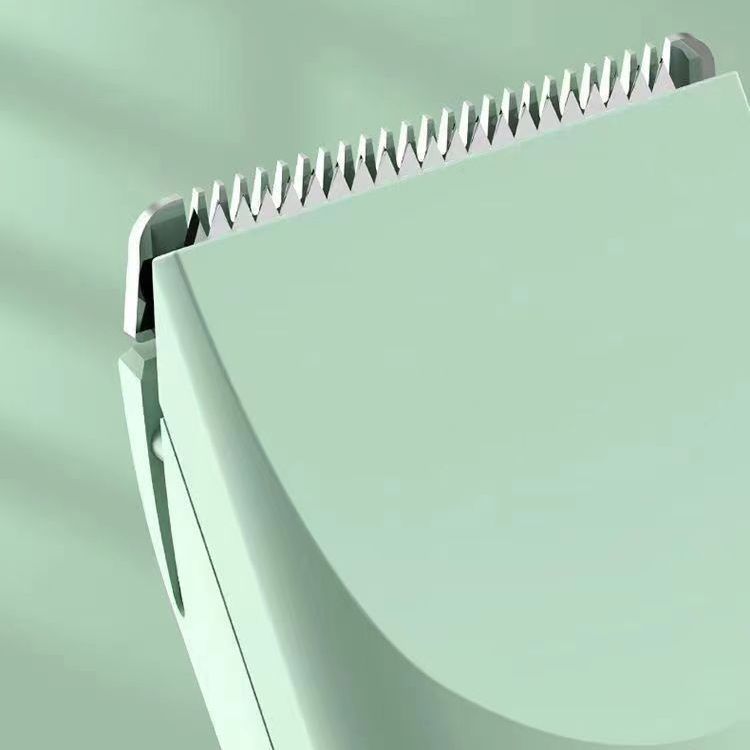 Compact Pet Hair Clipper with Interchangeable Blades - Quiet Electric Trimmer for Dogs and Cats