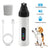 Dual-Speed Electric Pet Nail Grinder - Rechargeable Quiet Diamond Claw File for Dogs, Cats and Small Pets
