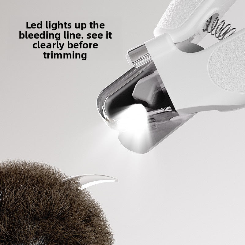 2-in-1 Electric Dog Nail Clipper and Grinder - Quiet Pet Claw Trimmer for Dogs, Cats and Small Pets