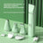 4-in-1 Pet Grooming Clipper Kit - Rechargeable Dog and Cat Hair Trimmer with Paw, Face and Nail Grinder Heads in Mint Green or Pearl White