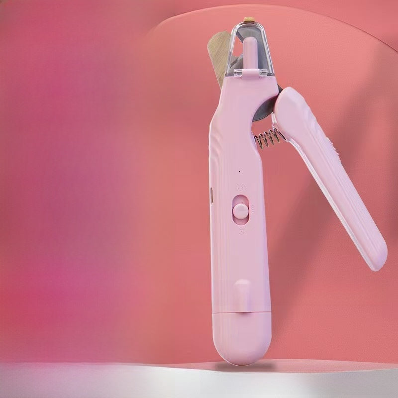 4-in-1 Pet Grooming Clipper Kit - Rechargeable Dog and Cat Hair Trimmer with Paw, Face and Nail Grinder Heads in Mint Green or Pearl White