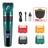 Waterproof Pet Hair Clipper in Black or Blue - Quiet Rechargeable Trimmer with Guide Combs for Dogs and Cats