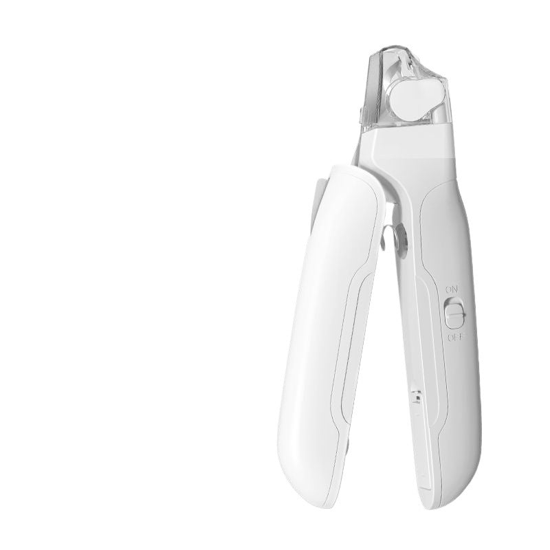 LED Pet Nail Clipper with Adjustable Safety Guard - Stainless Steel Claw Trimmer for Dogs, Cats and Small Pets