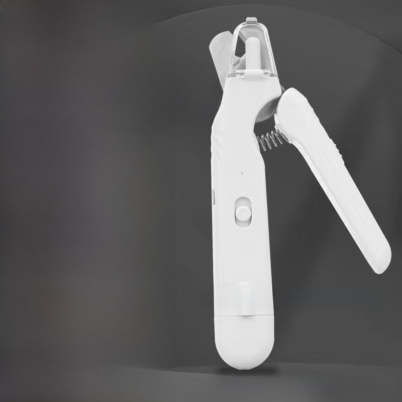 4-in-1 Pet Grooming Clipper Kit - Rechargeable Dog and Cat Hair Trimmer with Paw, Face and Nail Grinder Heads in Mint Green or Pearl White