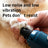 6-Speed Electric Pet Nail Grinder with LED Light - Quiet Rechargeable Claw File for Dogs, Cats and Rabbits
