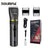 6500 RPM Cordless Dog Clipper - 1200mAh Rechargeable Pet Grooming Trimmer with Guide Combs and 200 Minute Runtime in Black