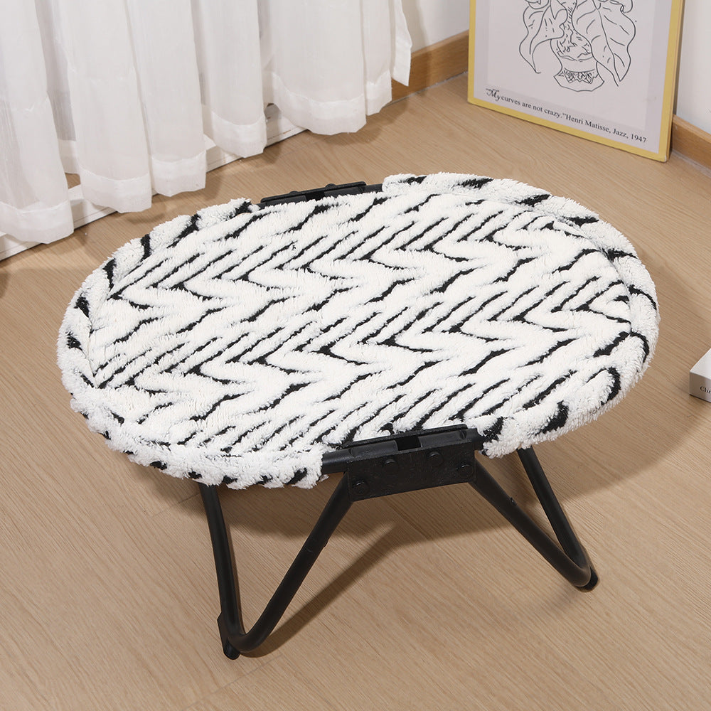 Portable Foldable Elevated Pet Bed - Breathable Mesh Cot for Dogs & Cats