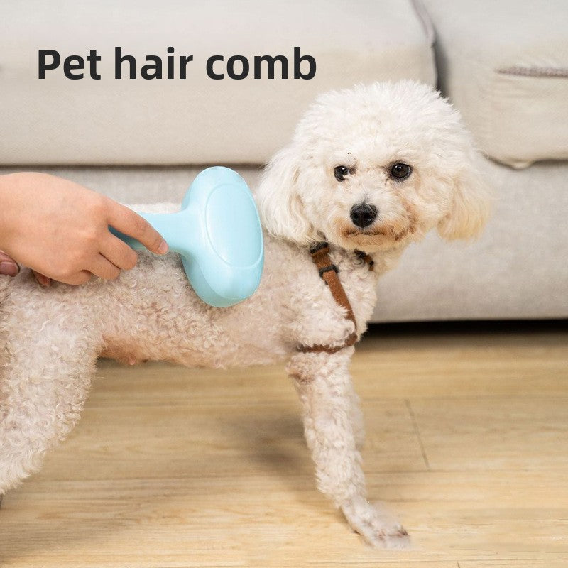 2-in-1 Pet Hair Dryer Brush - Two-Speed Blow Dry Massage Comb for Dogs and Cats, Quick Drying Grooming Tool