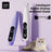 Dog and Cat Paw Hair Trimmer with LED Display - Rechargeable Quiet Clipper with Wide or Narrow Blade for Paws, Face and Ears