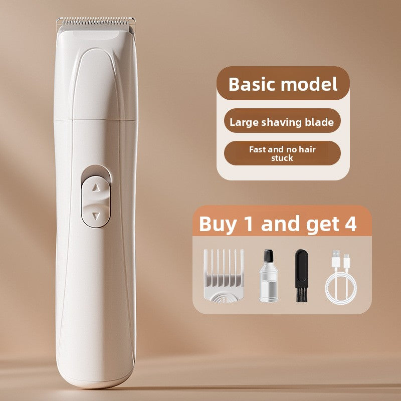 3-in-1 Rechargeable Pet Hair Clipper, Shaver and Nail Grinder Set - Quiet USB Grooming Kit for Dogs and Cats