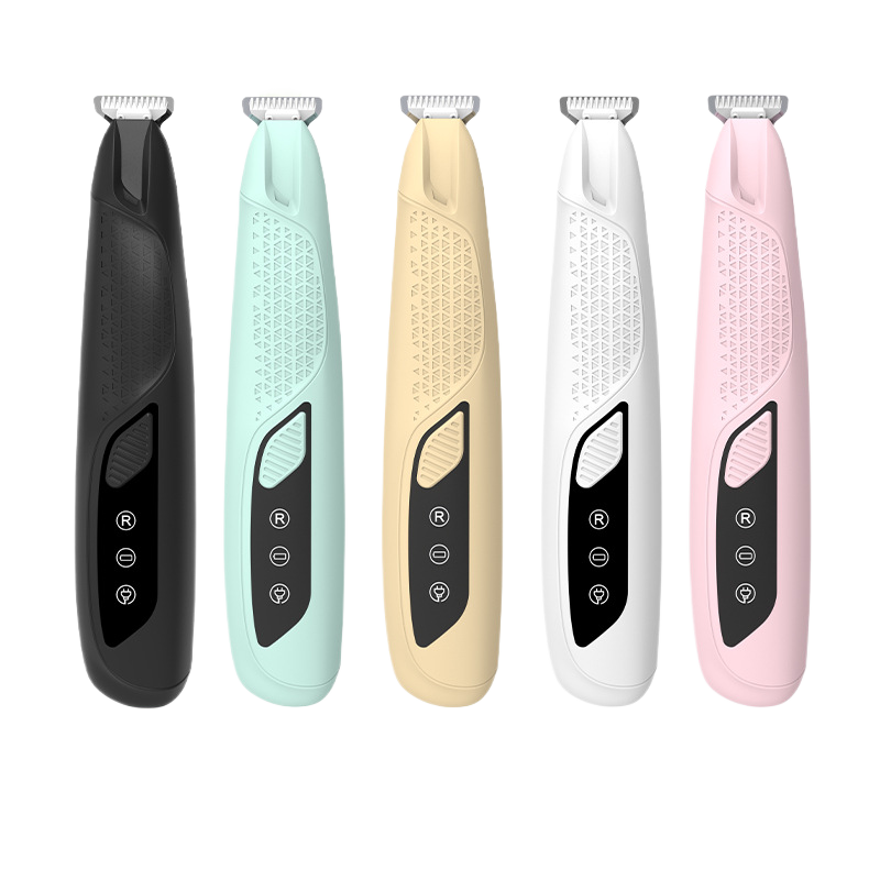 Mini Rechargeable Pet Paw Trimmer with LED Light - Quiet Cordless Clipper for Dogs and Cats in 8 Colours