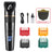Waterproof Pet Hair Clipper in Black or Blue - Quiet Rechargeable Trimmer with Guide Combs for Dogs and Cats