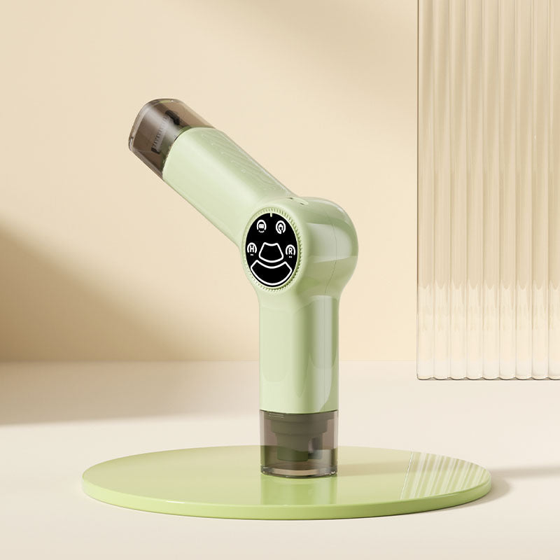 2-in-1 Rechargeable Pet Hair Trimmer and Nail Grinder with LED Light - Quiet Cordless Grooming Tool for Dogs and Cats in White, Green or Grey